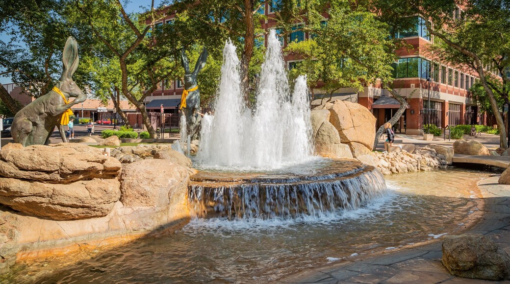 Mill Avenue District showing a fountain