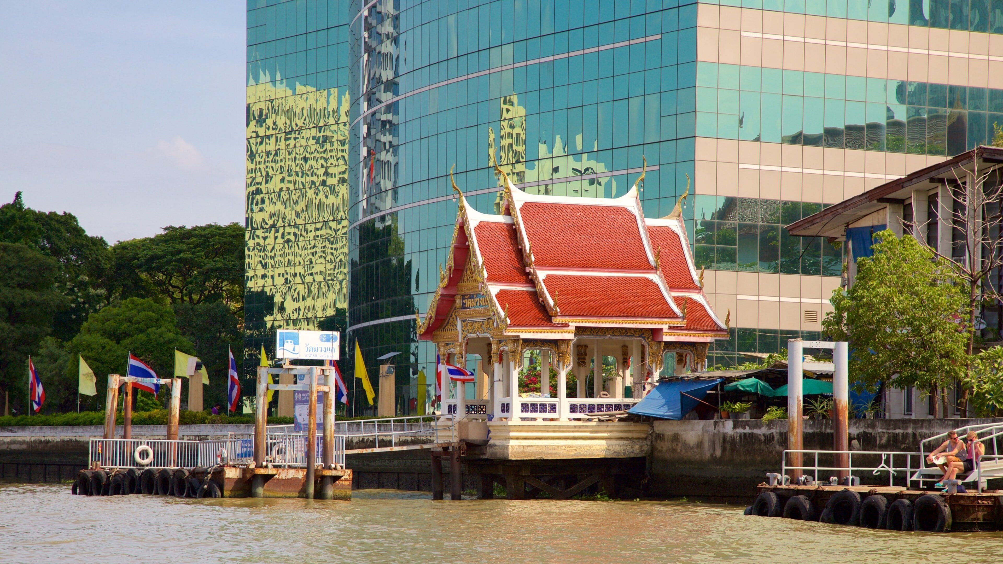 Bangkok featuring a city and a river or creek