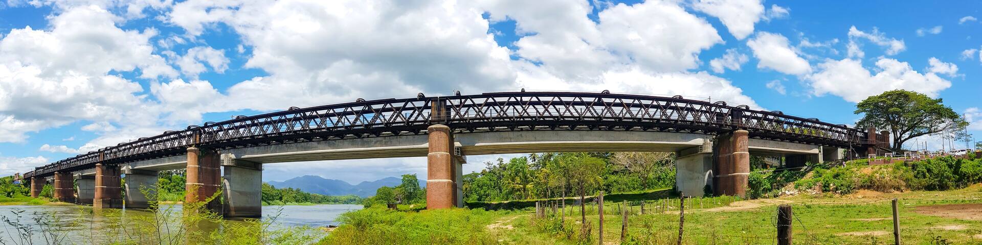 Beautiful landscape of Victoria Bridge, Kuala Kangsar, Malaysia