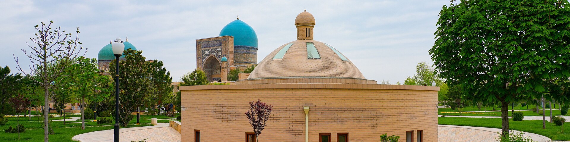 Sardoba (water cistern) of the Dorus-Saodat Complex : Timurid Dynasty's royal burial site in Shakhrisabz, Uzbekistan, Central Asia