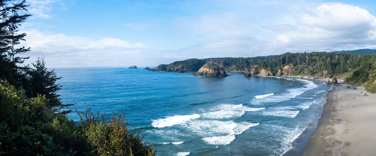 The Beach and Bay in Trinidad, California