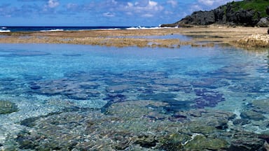 Hikutavake showing colourful reefs