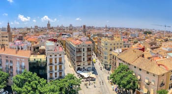 Aerial overview of the old city
