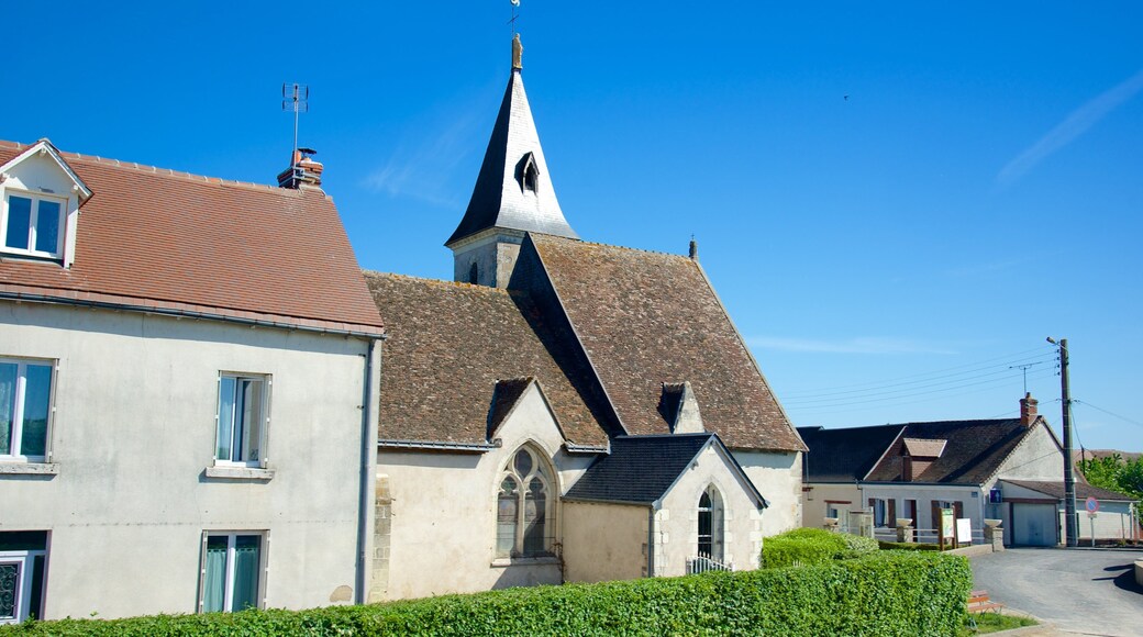 Veuves featuring a church or cathedral and heritage elements
