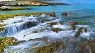 Suso Beach located at Santa Maria, Ilocos Sur ... It's near the main highway with its cool and prestine waters with lots of sea life in its surrounding coral reefs ...