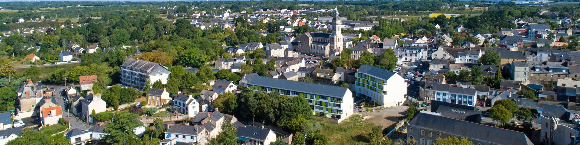 Photo aérienne de Savenay en Loire Atlantique