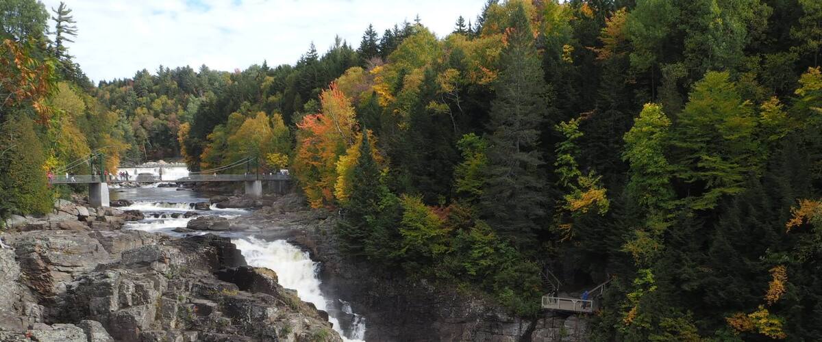 The waters of the North Saint Anne River descend over 240 feet within the canyon.
#GreatOutdoors