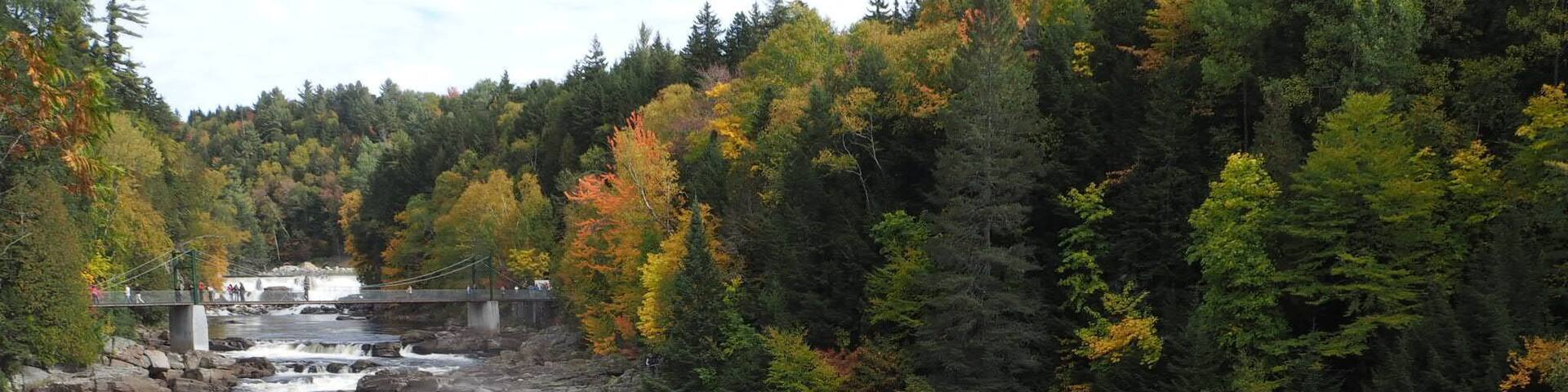 The waters of the North Saint Anne River descend over 240 feet within the canyon.
#GreatOutdoors