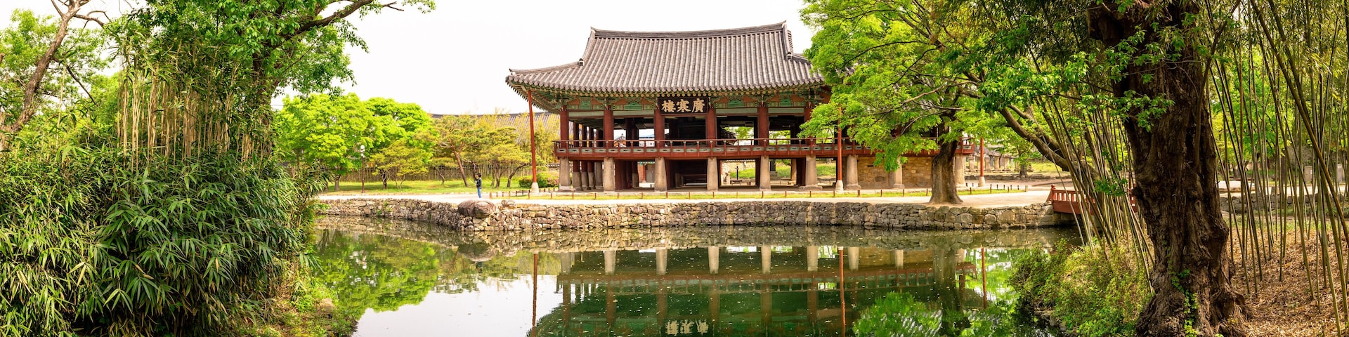 Gwanghanllu pavilion at the Gwanghanlluwon in Namwon-si, Republic of korea.