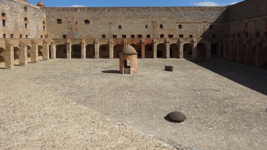 Courtyard at Salses Fortress