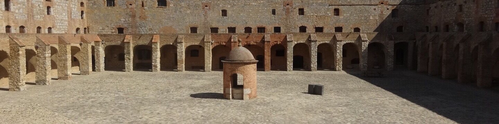Courtyard at Salses Fortress