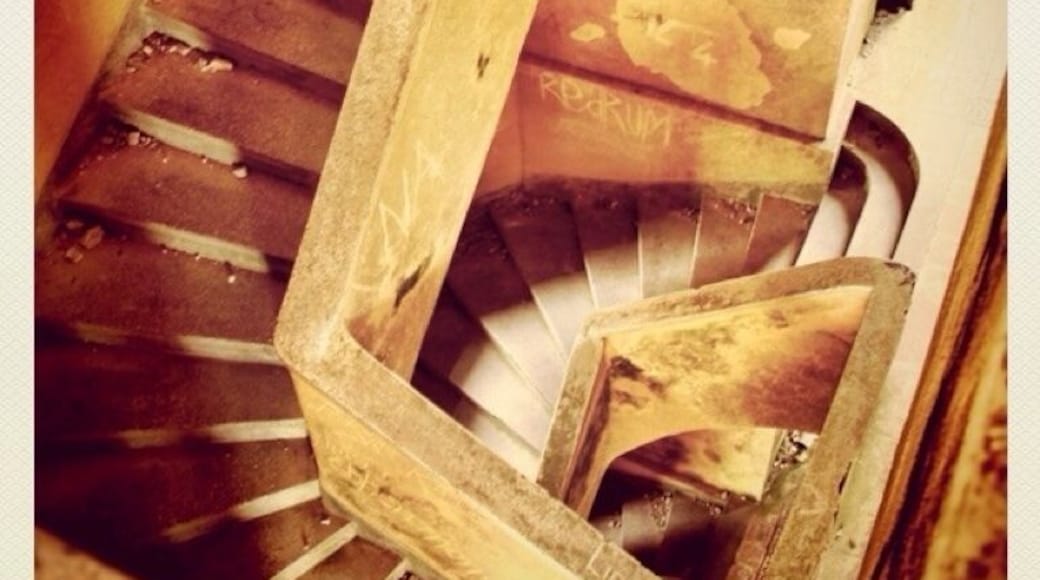 Crumpling stairs inside the old french Casino