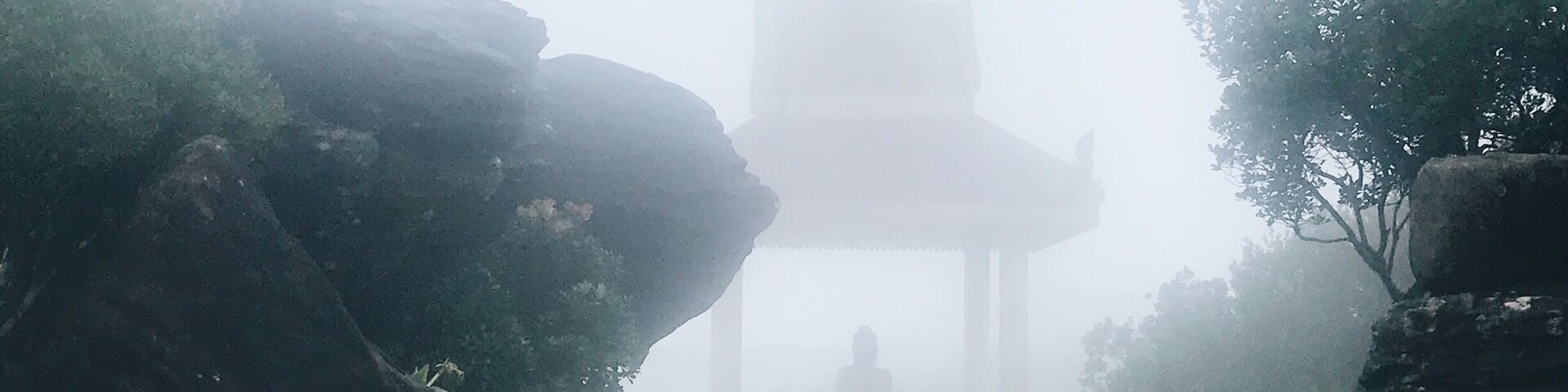 Bokor Hill temple, in the area known as ”ghost town”. I can see why!