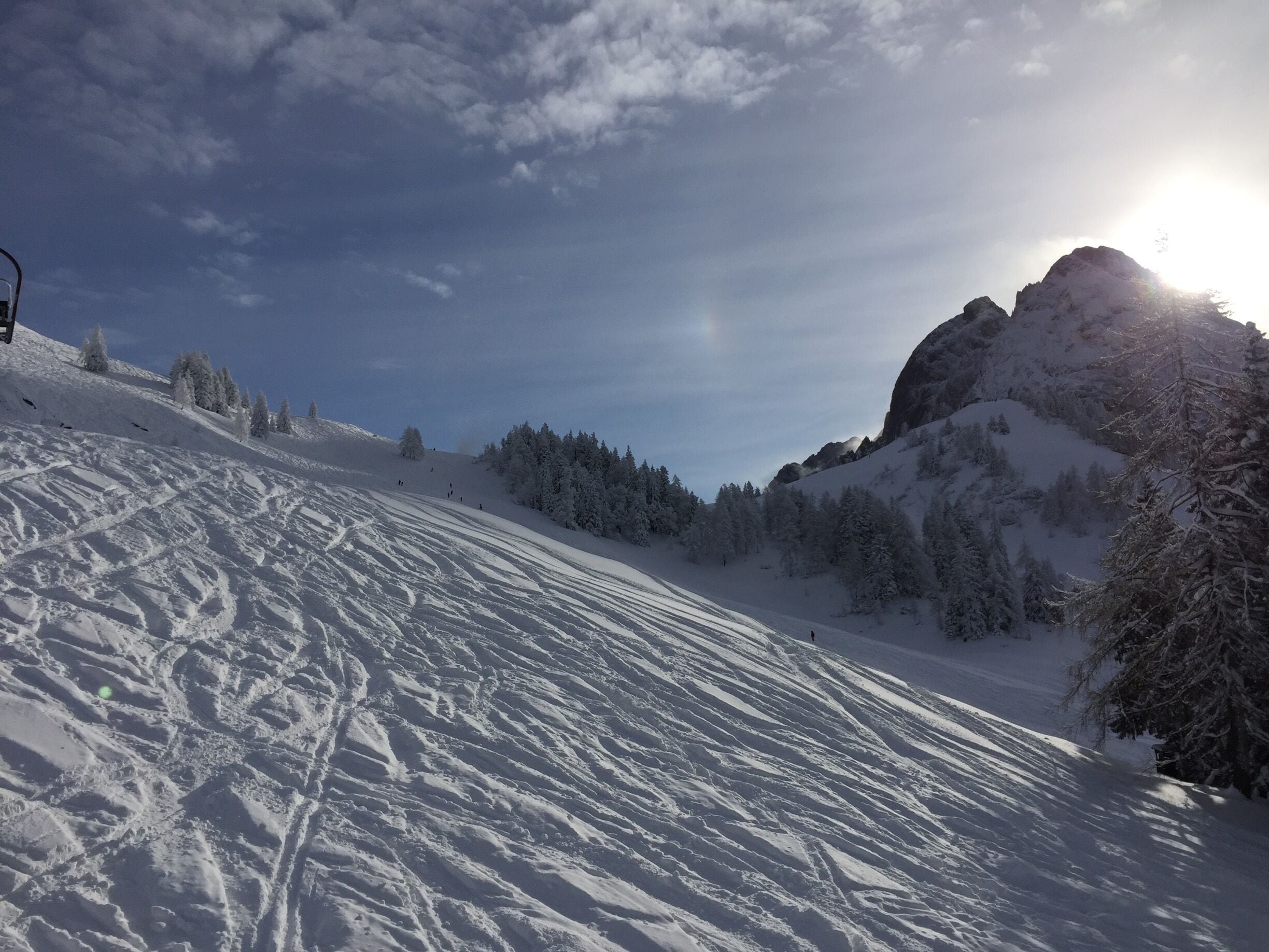 Even temps of -27 couldn't stop the glorious feeling of fresh deep powder under your skis and sunshine on your face- the best snow!