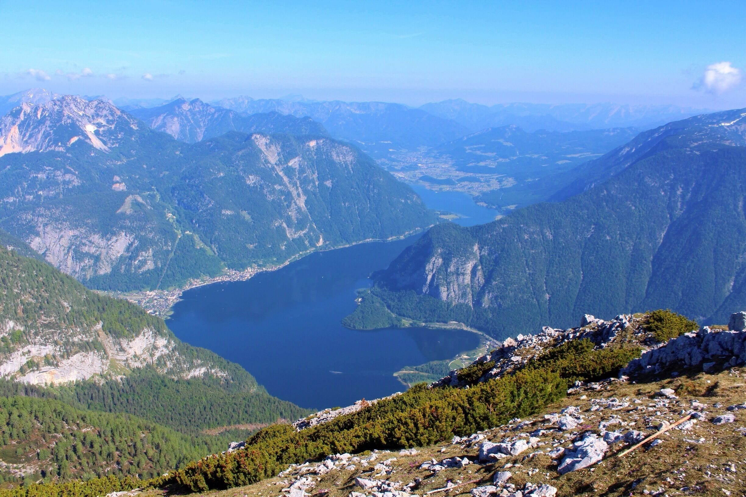 View from on top of the mountain