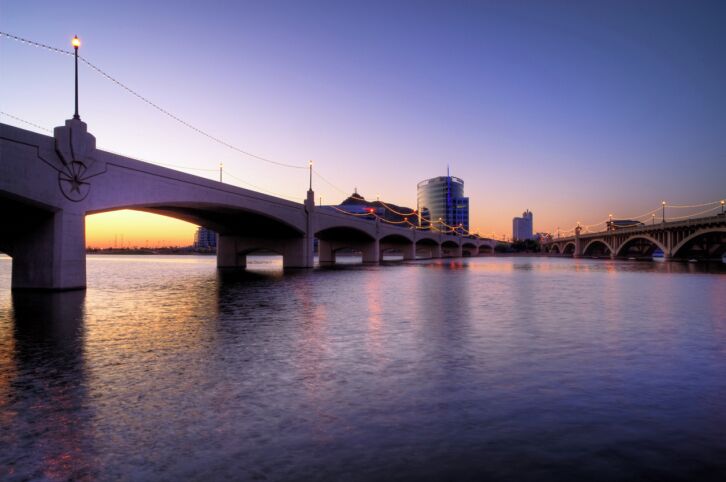 Tempe Town Lake & Mill Ave Bridges