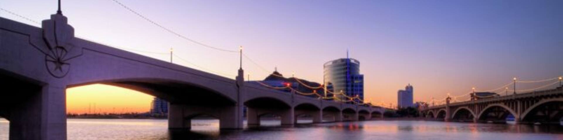 Tempe Town Lake & Mill Ave Bridges