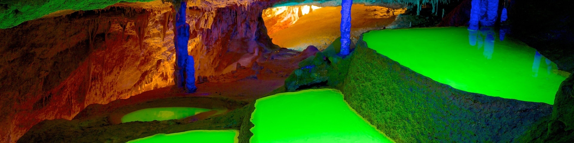 Cova de Can Marca featuring caves