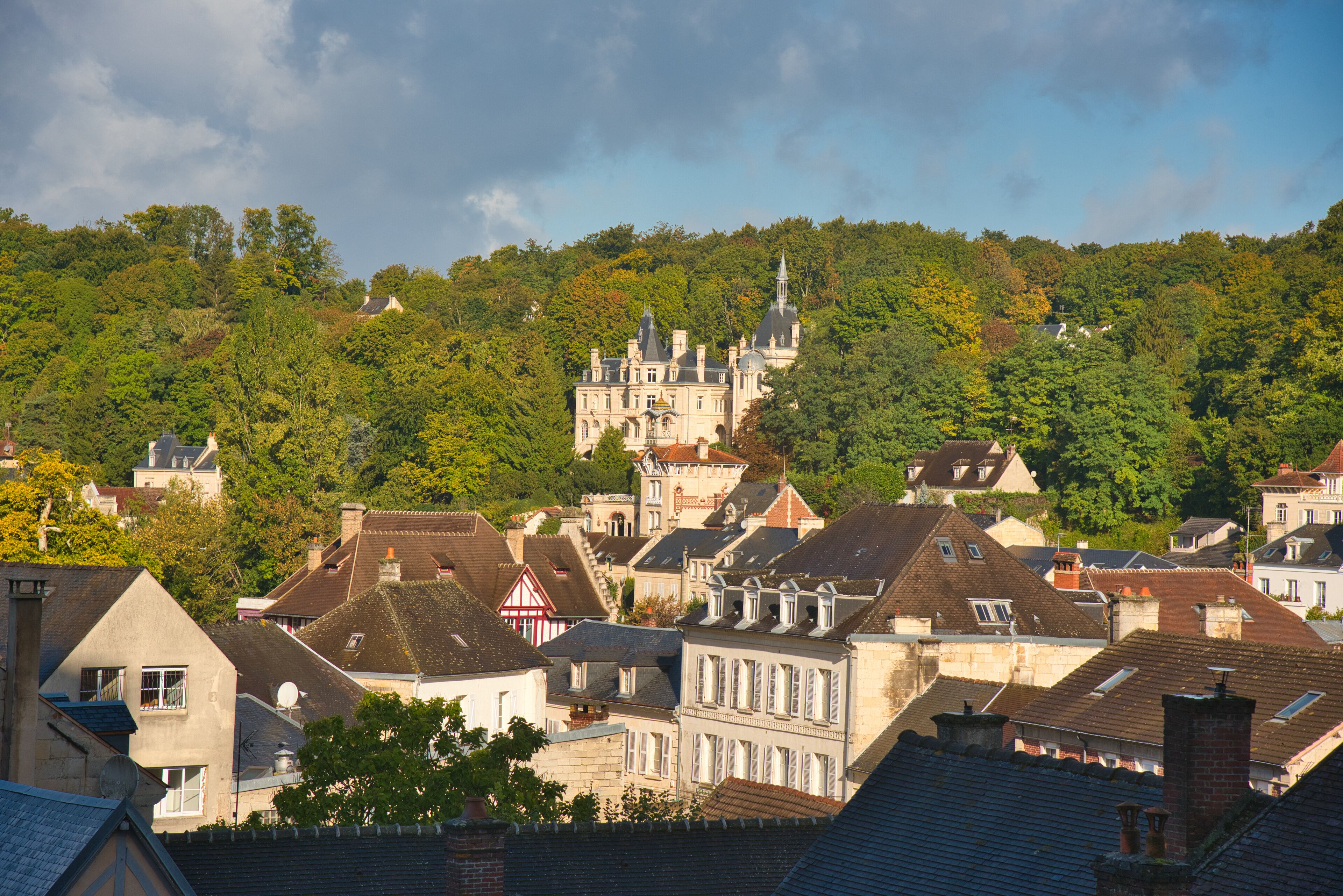Pierrefonds im Oise und sein Chateau