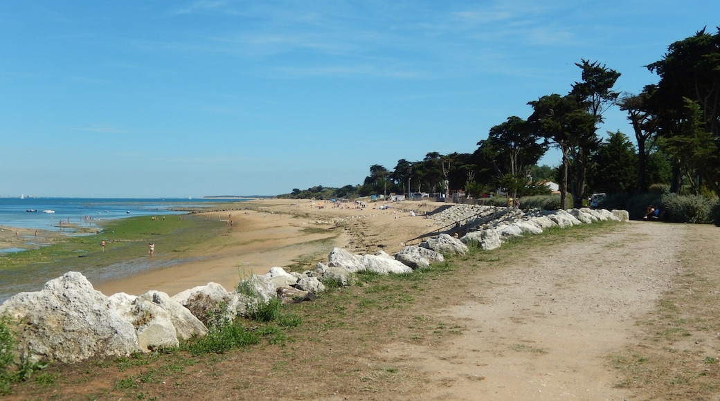 Une plage de La-Brée-Les-Bains, sur l'ßle d'Oléron.