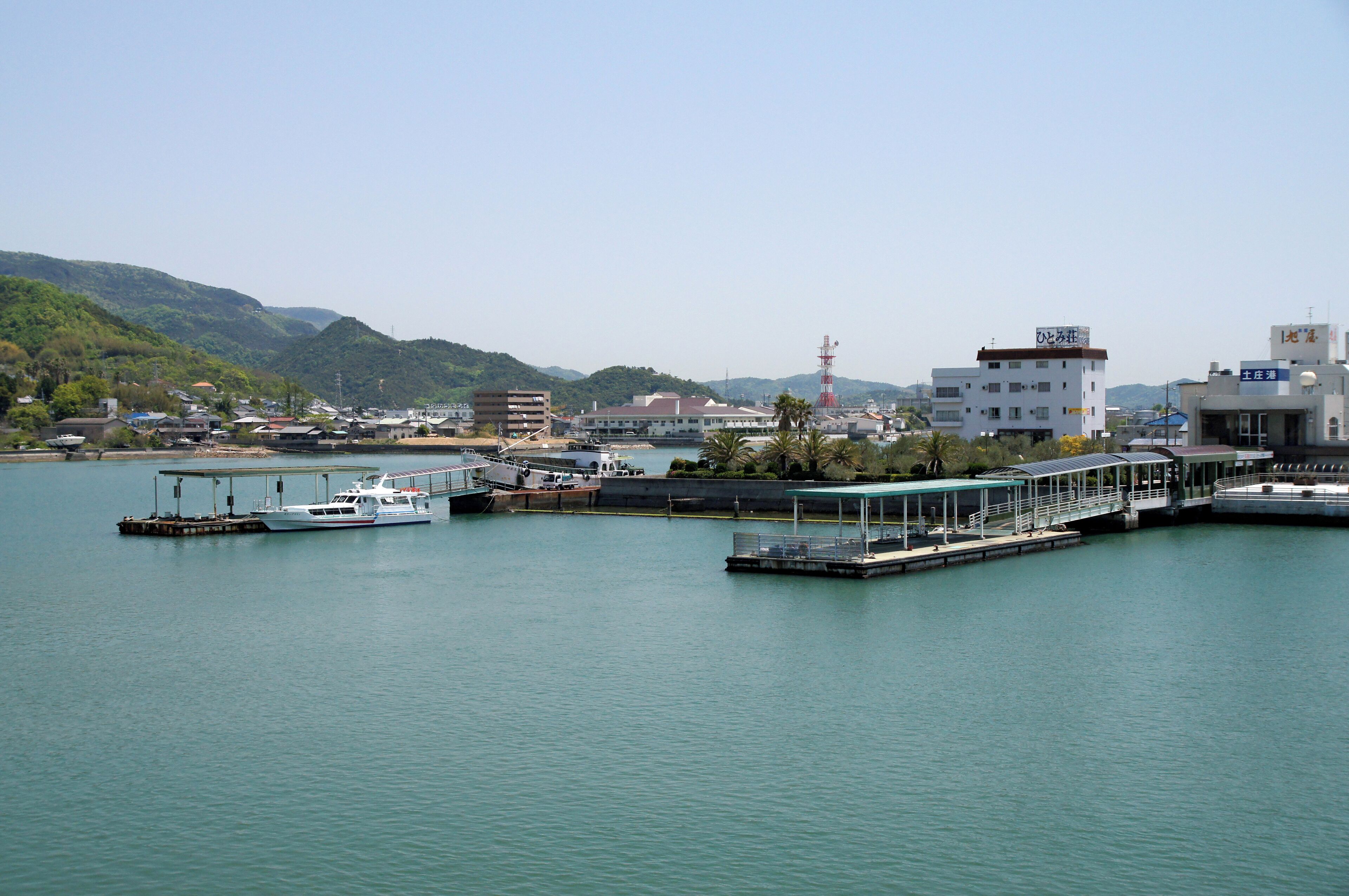 Tonosho Port in Shodo Island, Tonosho, Kagawa Prefecture, Japan