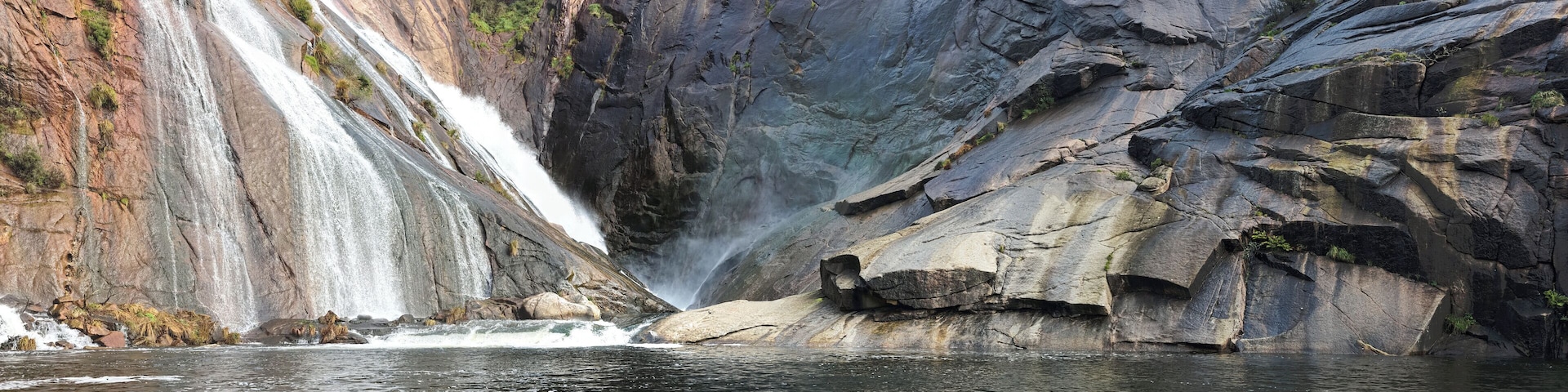 Waterfall in the Xallas river, in Ézaro (Dumbría), Galicia, Spain.