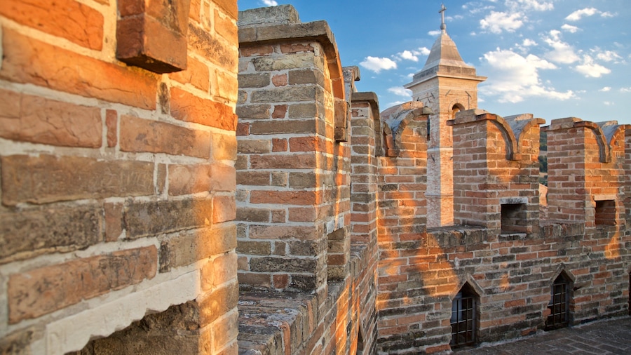Tower of Gualtieri featuring heritage elements