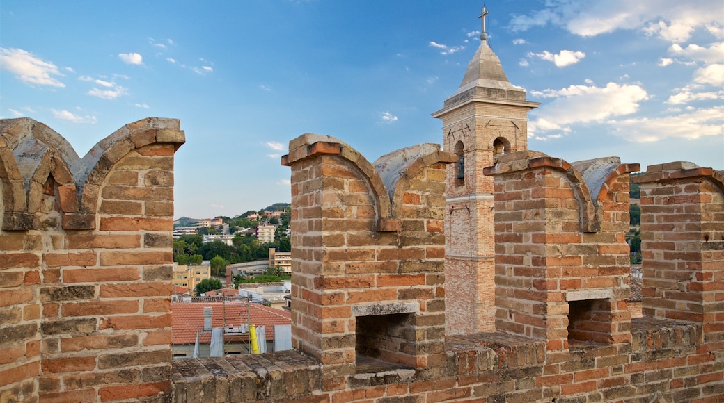 Tower of Gualtieri which includes heritage elements