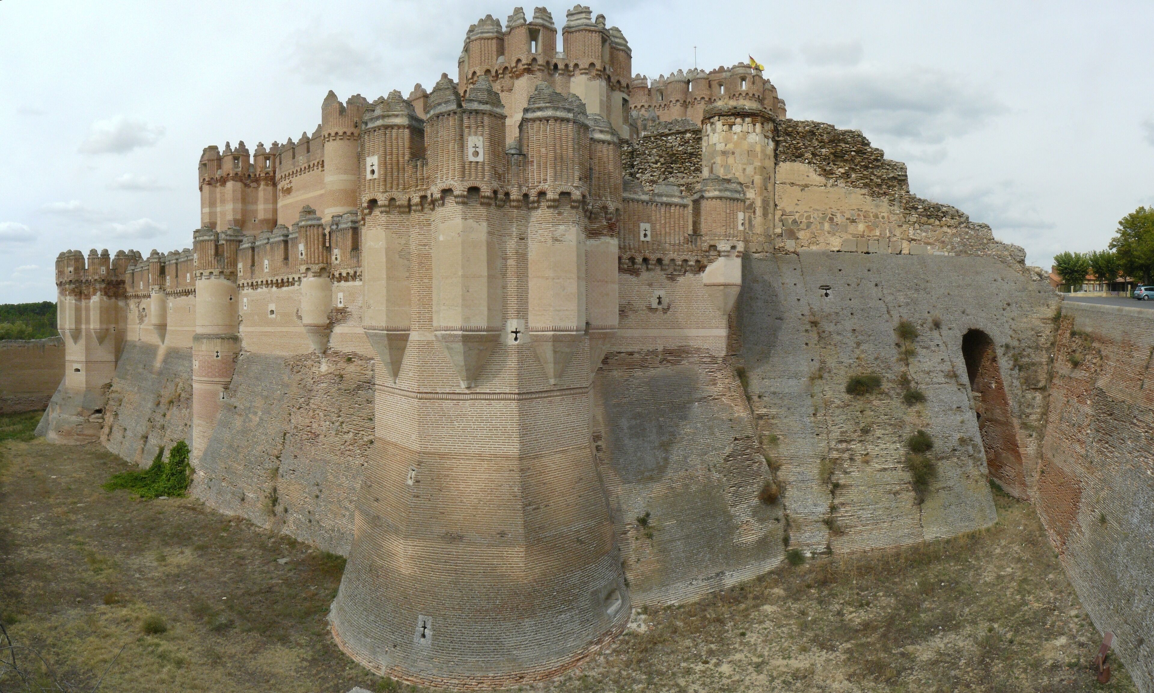 Castillo de Coca, Segovia.