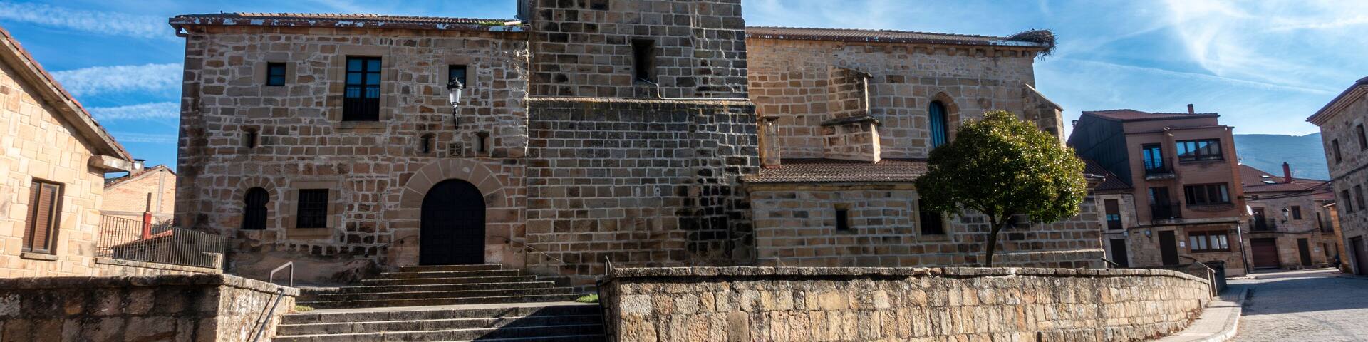 Romanesque (with Gothic Elements) 12th-13th Century San Miguel Arcangel Church in Duruelo de la Sierra, Soria, Castilla y Leon, Spain