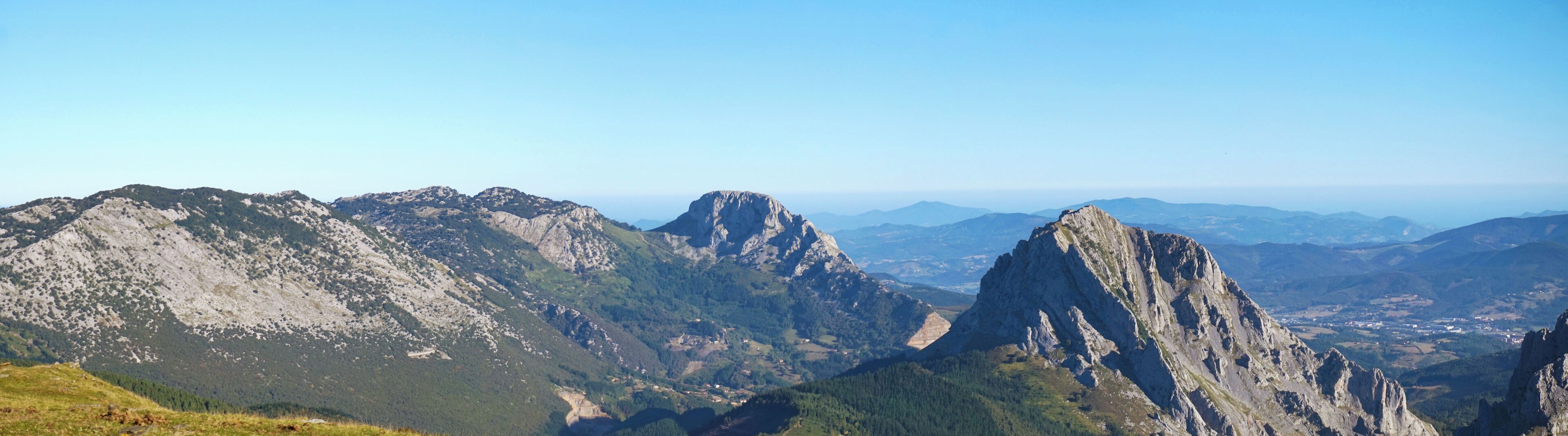 Mountains at the Urkiola Natural Park. Basque Country, Spain.
