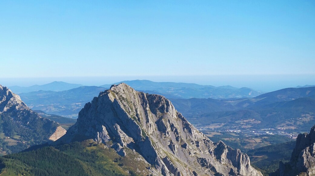 Mountains at the Urkiola Natural Park. Basque Country, Spain.