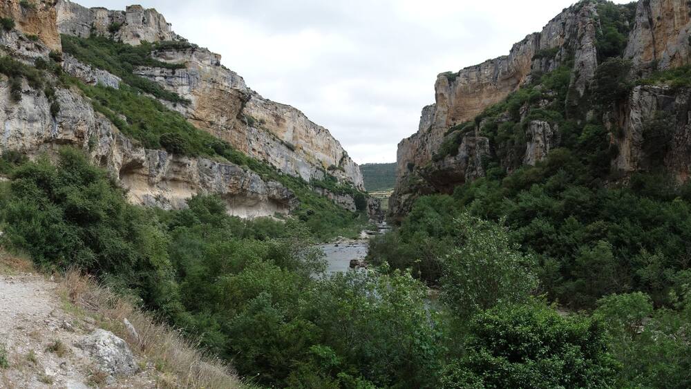 Greenway of irati in the mouth of lumbier, Navarra