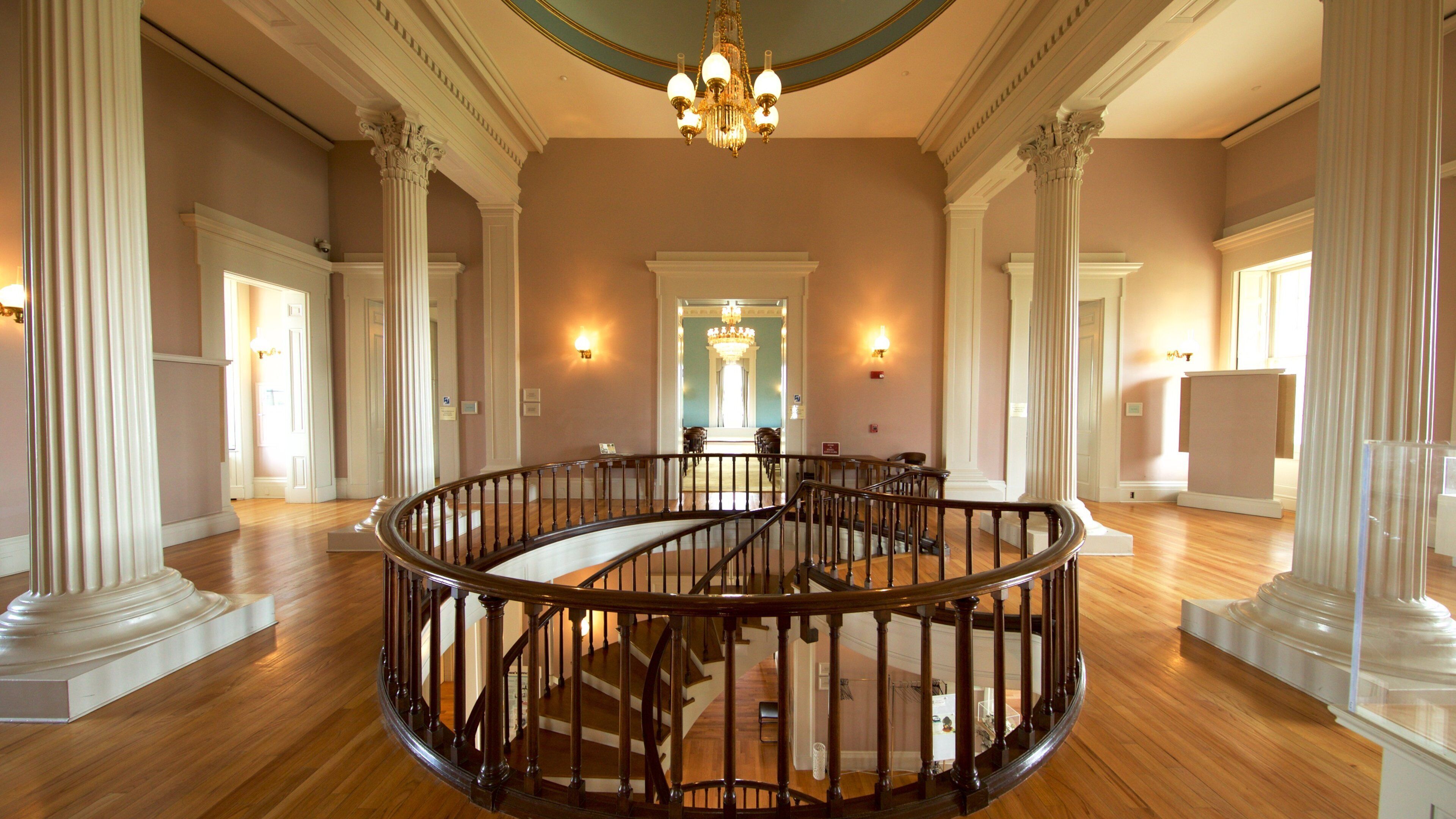 Old Capitol Museum featuring heritage elements and interior views