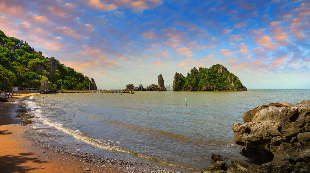 Ha Tien seascape, in an early morning