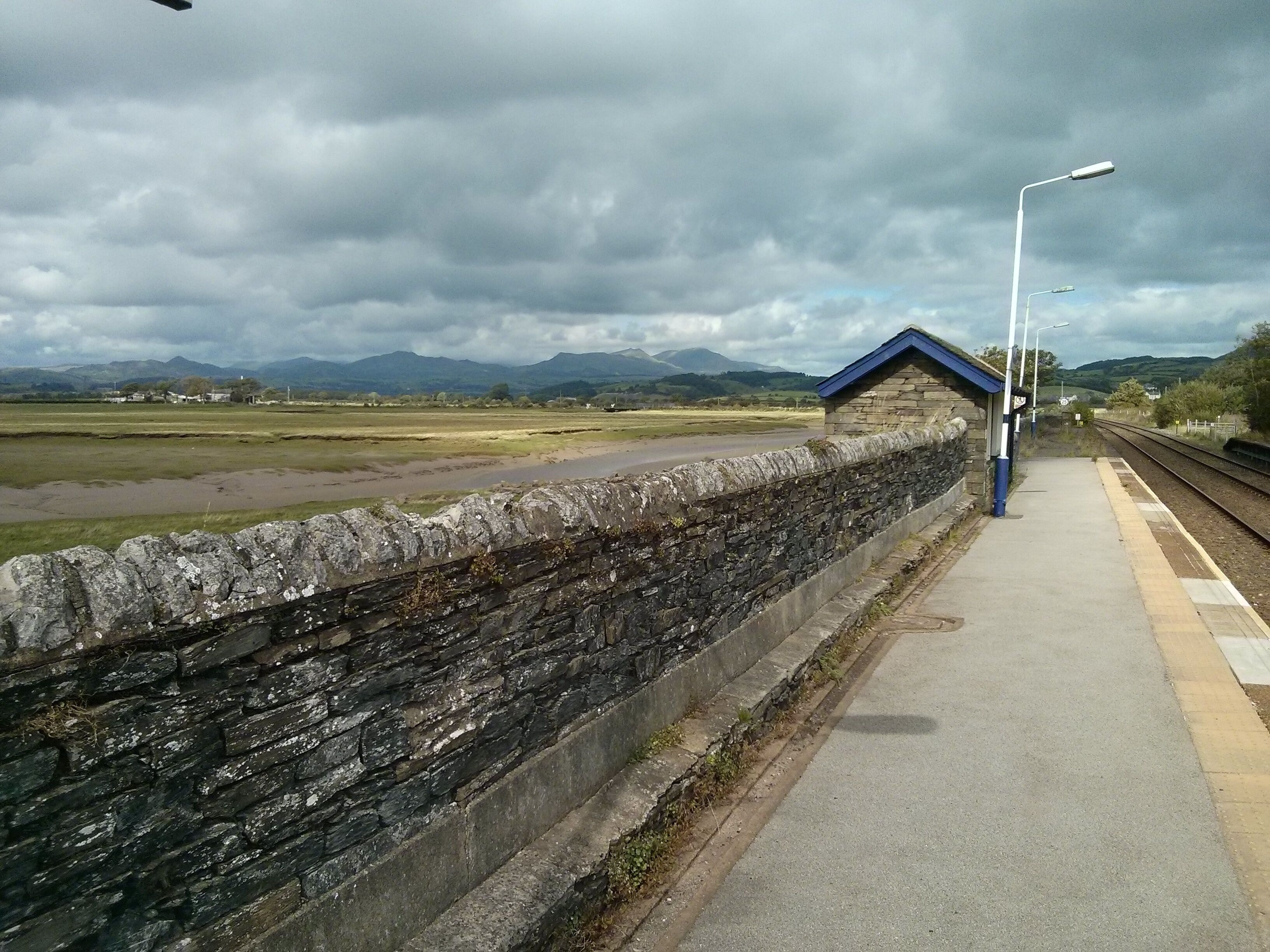 Vie to the mountains and sands from.Kirkby in Furness railway station