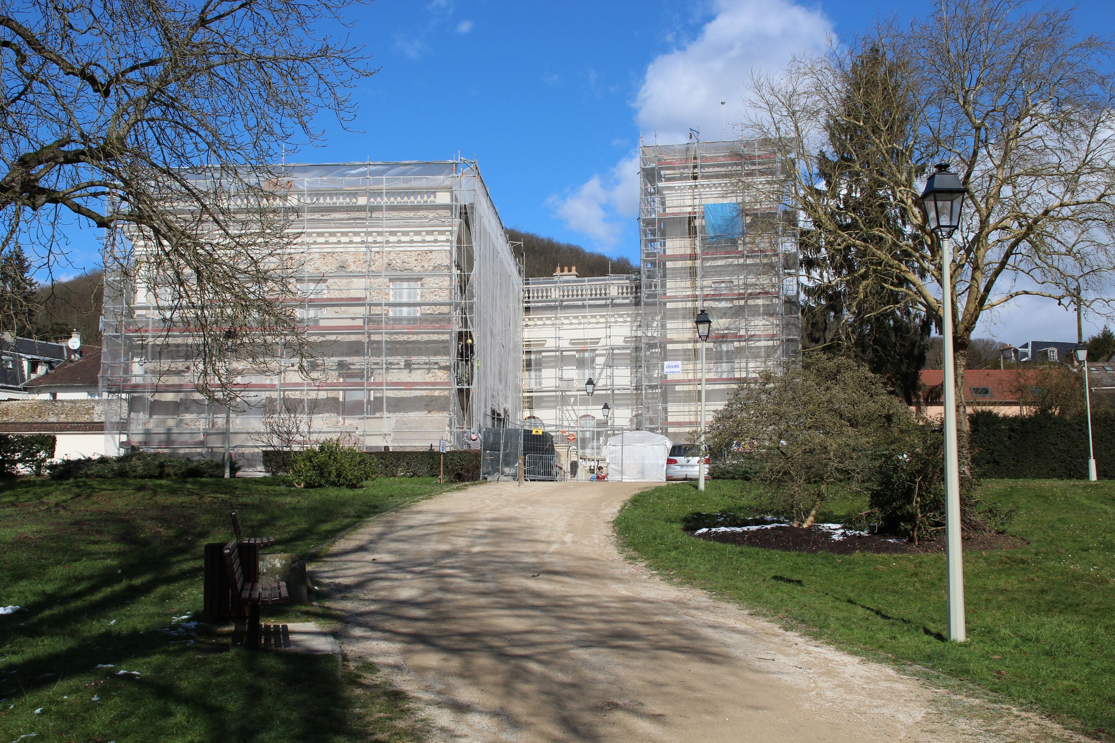 The town hall of Saint Rémy lès Chevreuse, France.