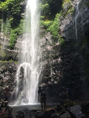 Discovered another waterfall in Semarang
