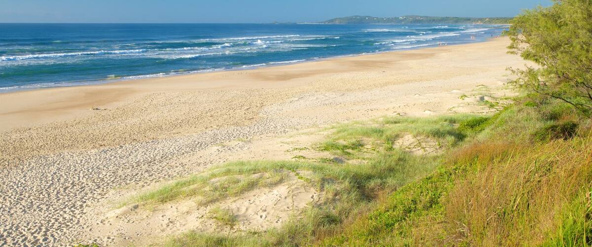 Pippi strand fasiliteter samt sandstrand