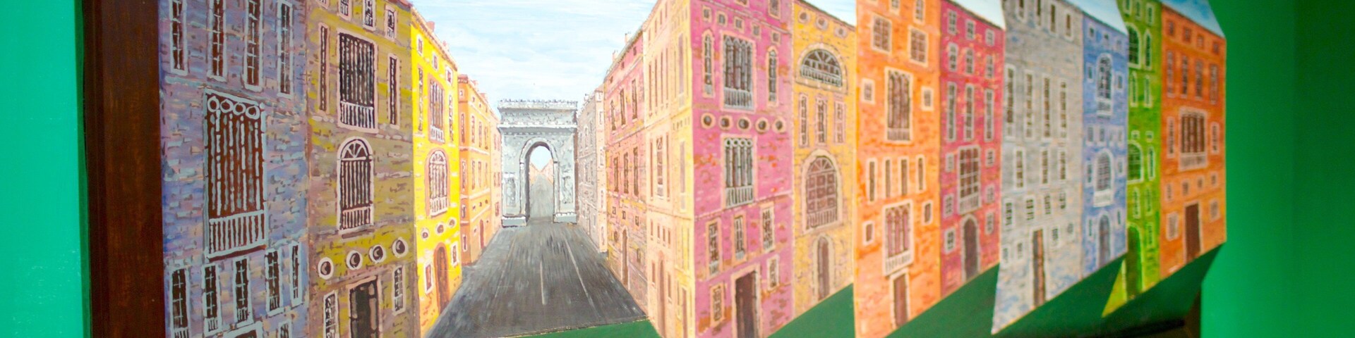 Art in Paradise which includes art