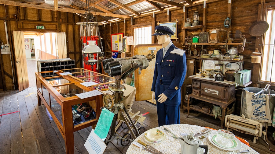 Agnes Water Museum and Visitor Centre showing interior views