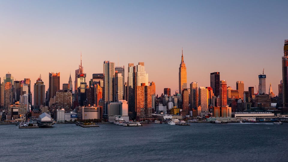 Midtown featuring a bay or harbor, landscape views and a sunset