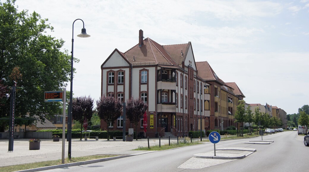Wildau in Brandenburg. Die Häuser der Schwartzkopff-Siedlung sind denkmalgeschützt.