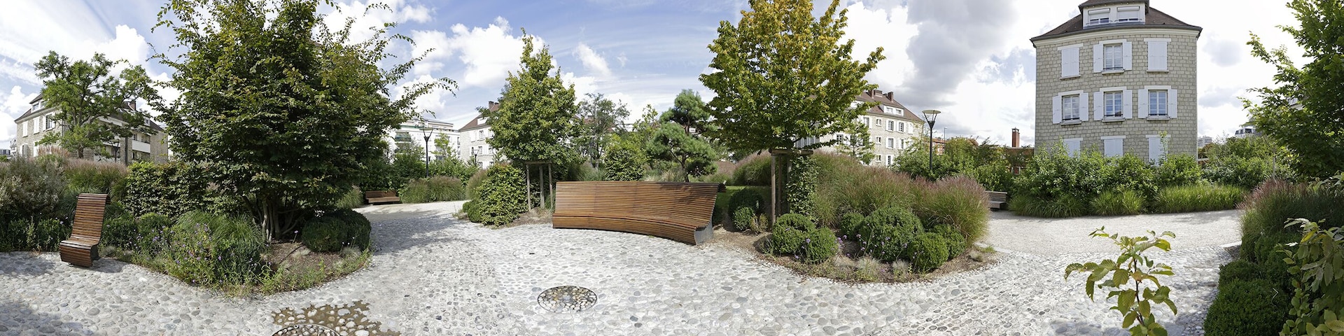 Jardin de La Sablière Quartier des Champs-Philippe / La Garenne-Colombes (92250) © Christophe Taamourte / La Garenne-Colombes