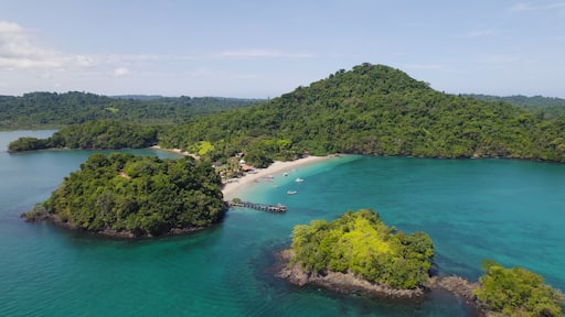 Scenic Coiba Island Aerial View