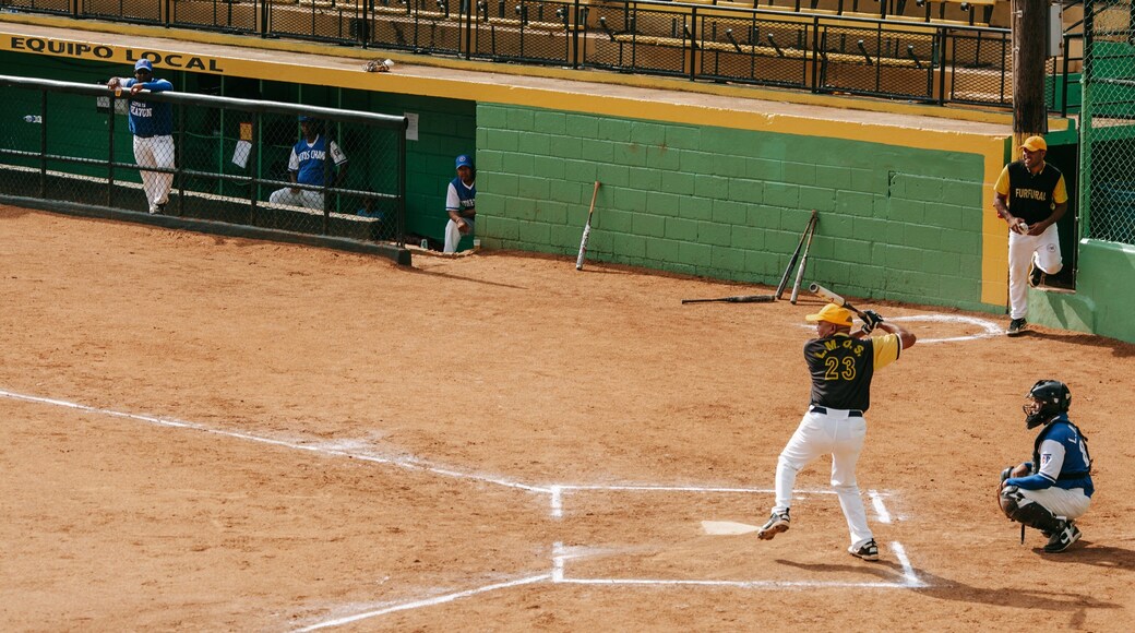 La Romana featuring a sporting event as well as an individual male