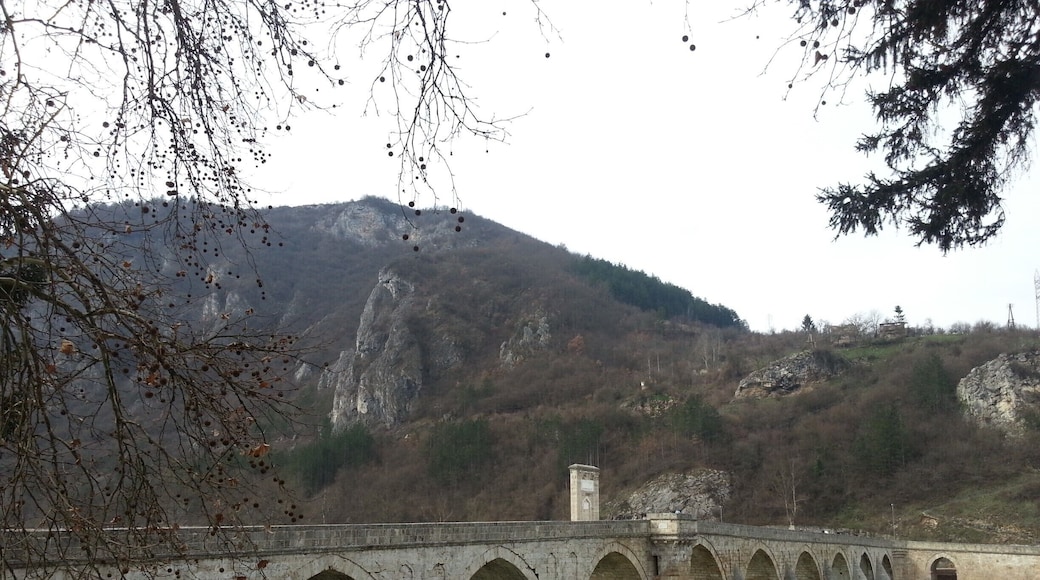 The Mehmed Paša Sokolović Bridge (Most Mehmed-paše Sokolovića) is a historic bridge in Višegrad, over the Drina River in eastern Bosnia and Herzegovina. It was completed in 1577 by the Ottoman court architect Mimar Sinan on the order of the Grand Vizier Mehmed Paša Sokolović. UNESCO included the facility in its 2007 World Heritage List. #SpringFun