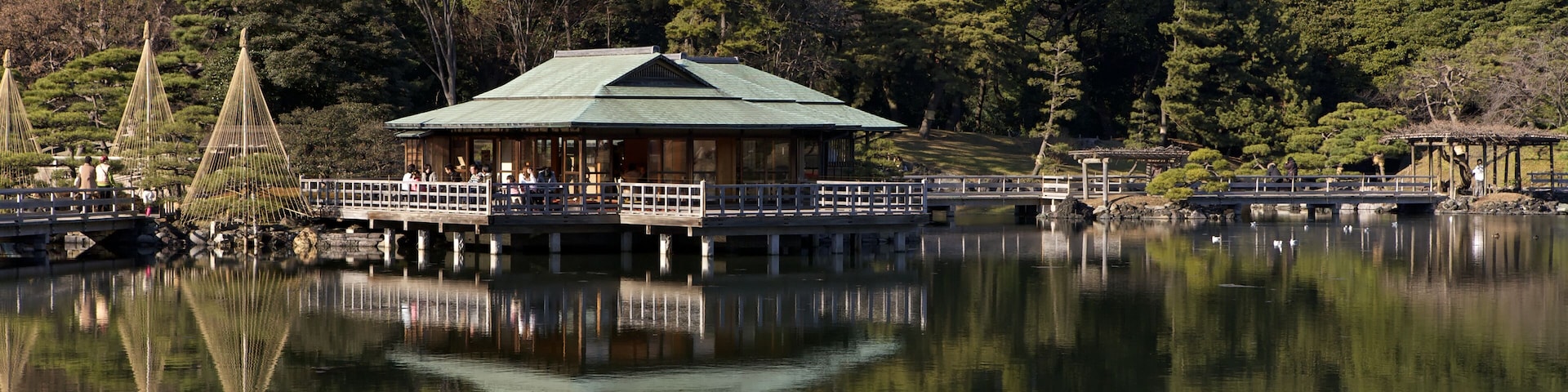 Hama Rikyu Gardens Tokyo, Japan; Shutterstock ID 209709346