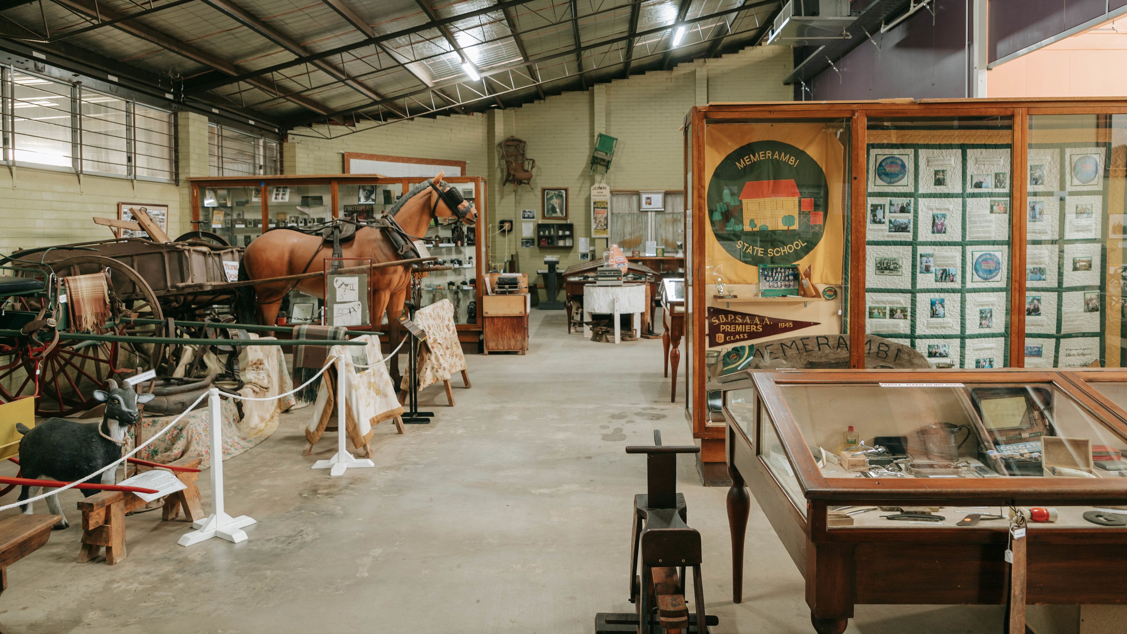 Kingaroy Peanut Heritage Museum showing interior views