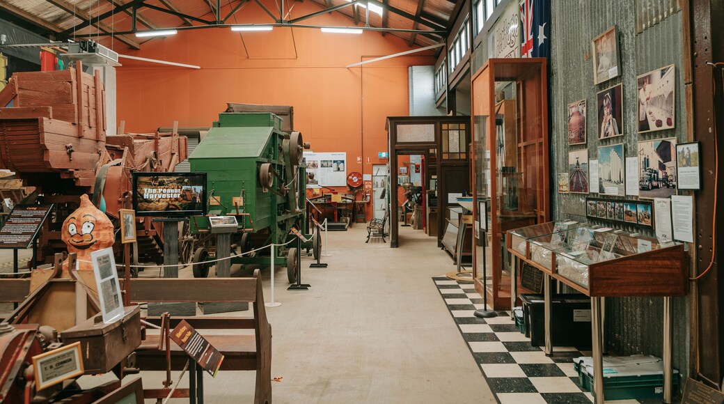 Kingaroy Peanut Heritage Museum featuring interior views
